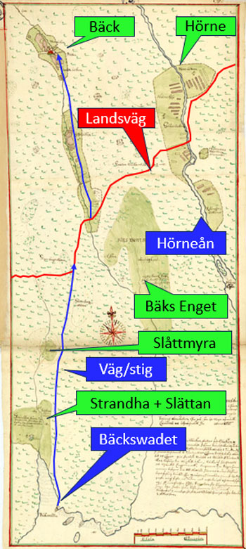 Bäcks by 1685